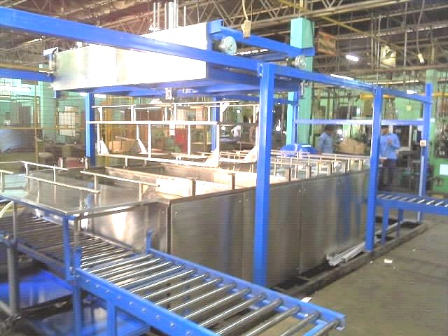 Hot air drying chamber