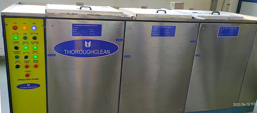 Hot air drying chamber